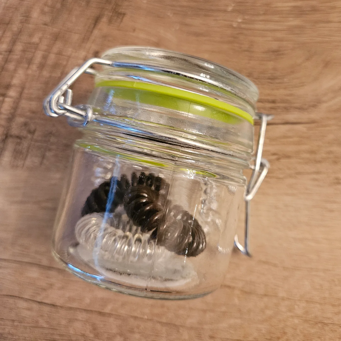 Jar of "invisibobble" hair ties thumbnail