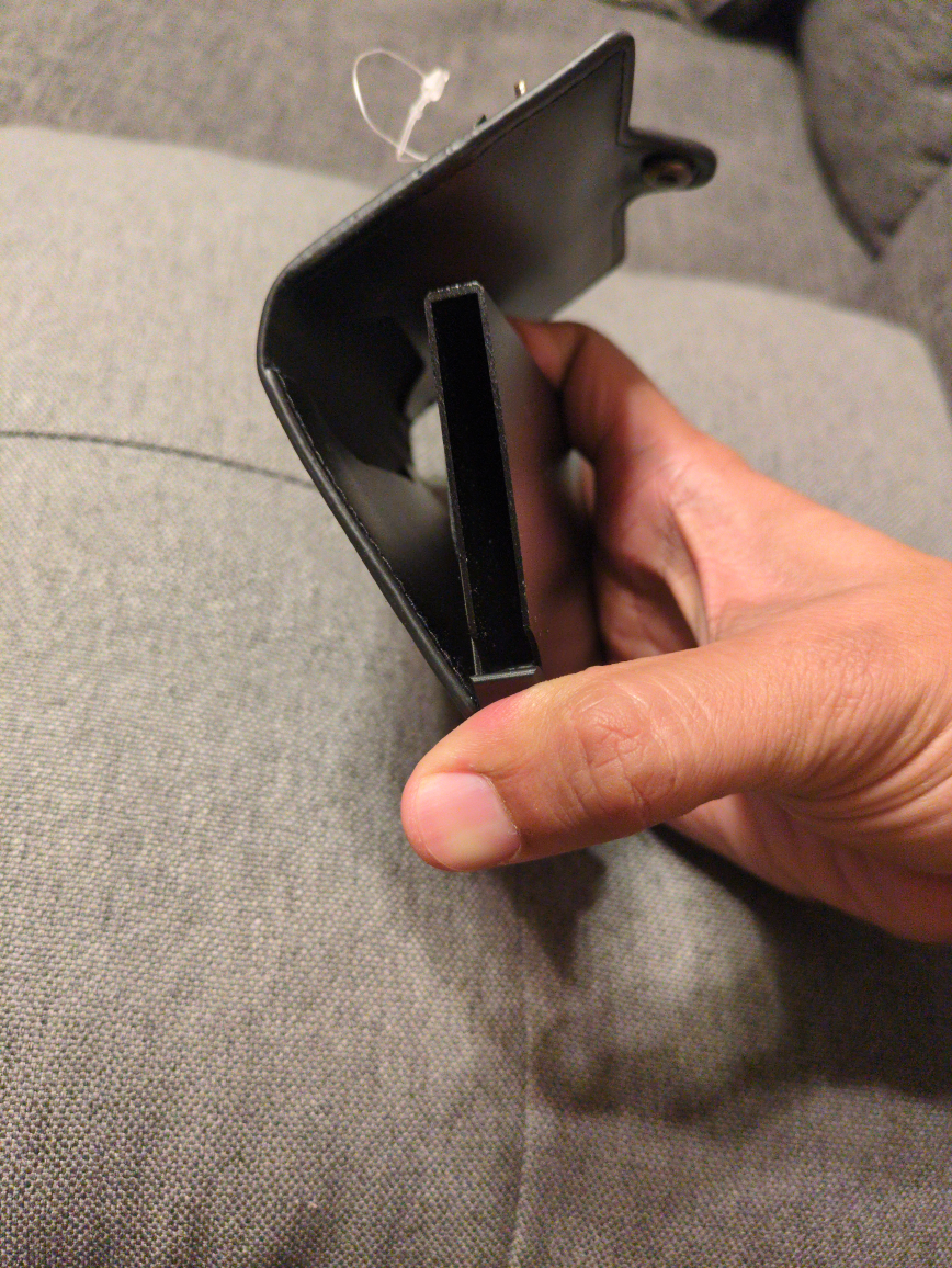 Black Leather Card Holder Wallet - photo 4