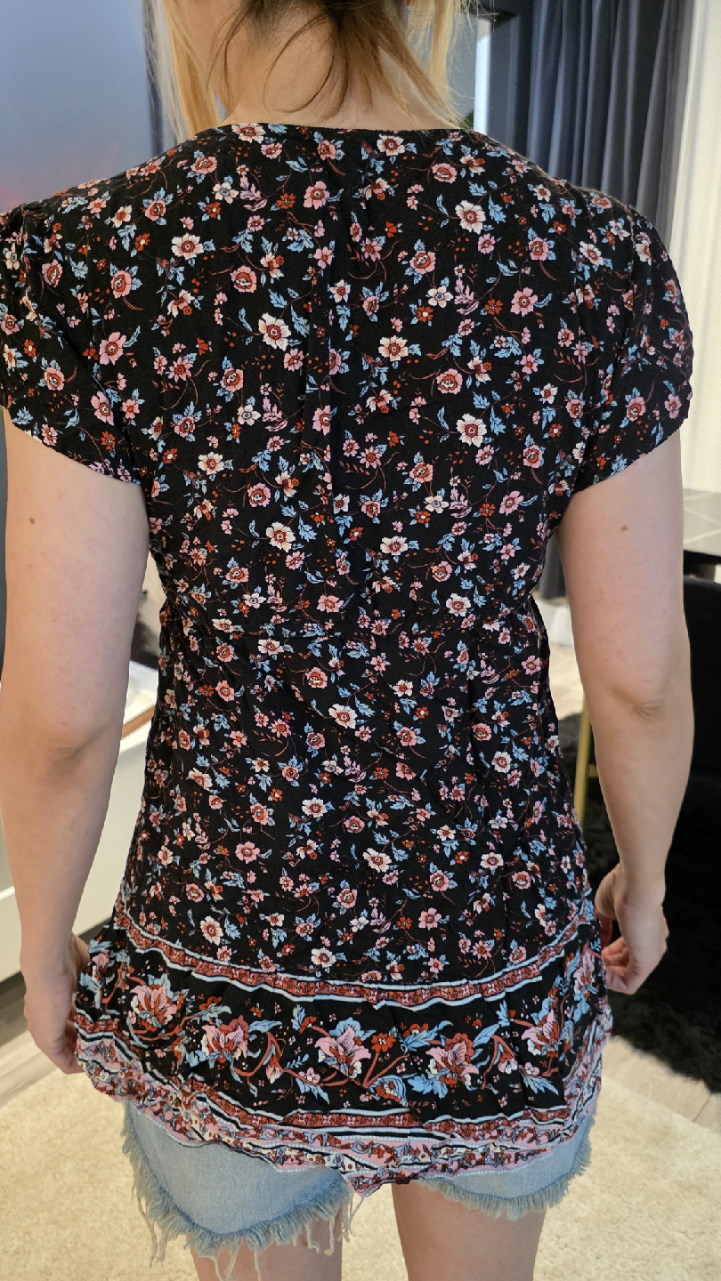 Floral Print Top - Size Small - photo 3