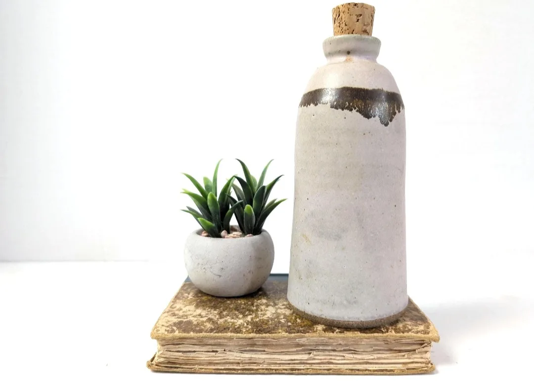 Pottery Cruet Bottle ~ Jar ~ Canister image indicator(5)