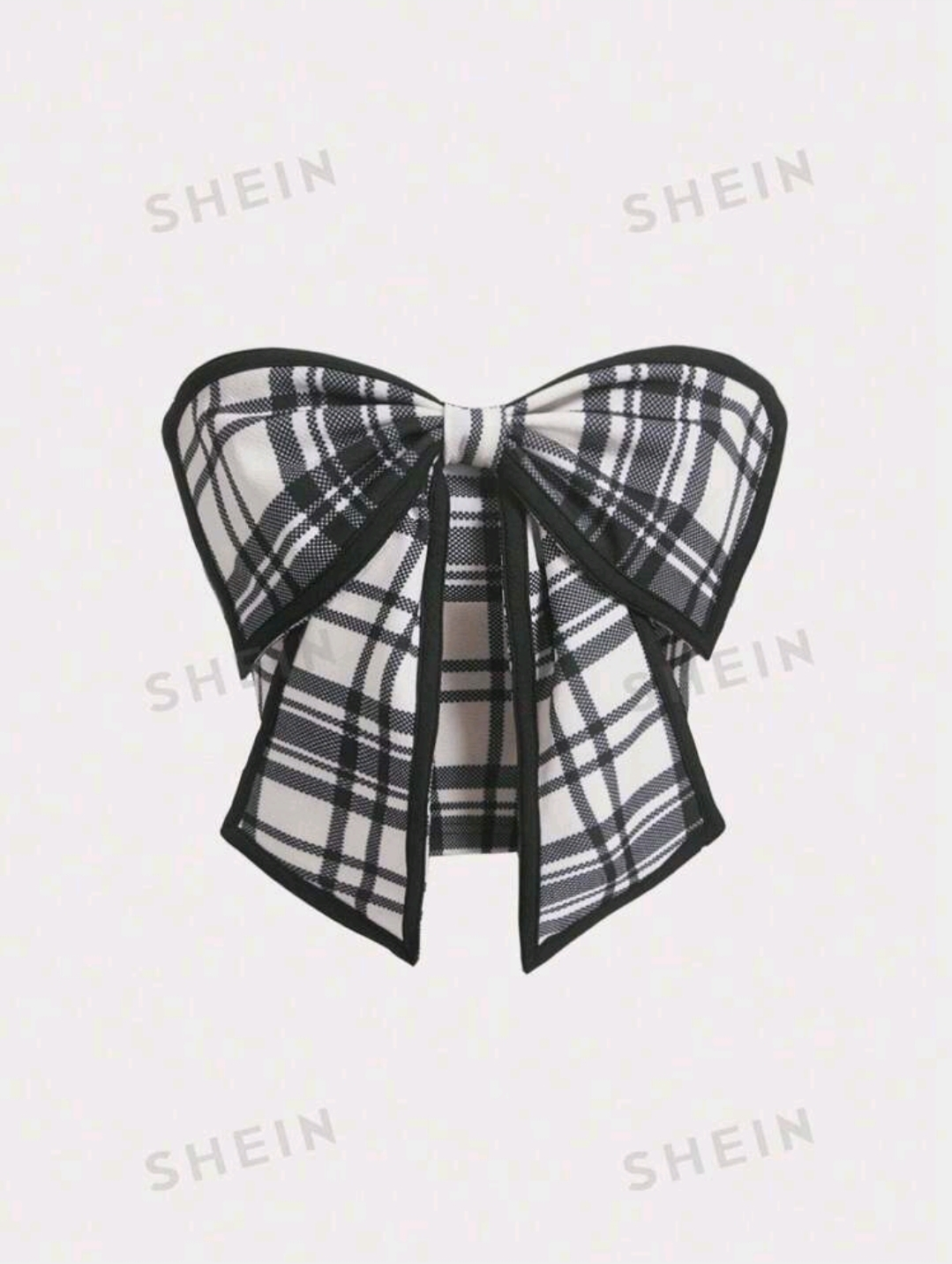 New Plaid Corset Top Small