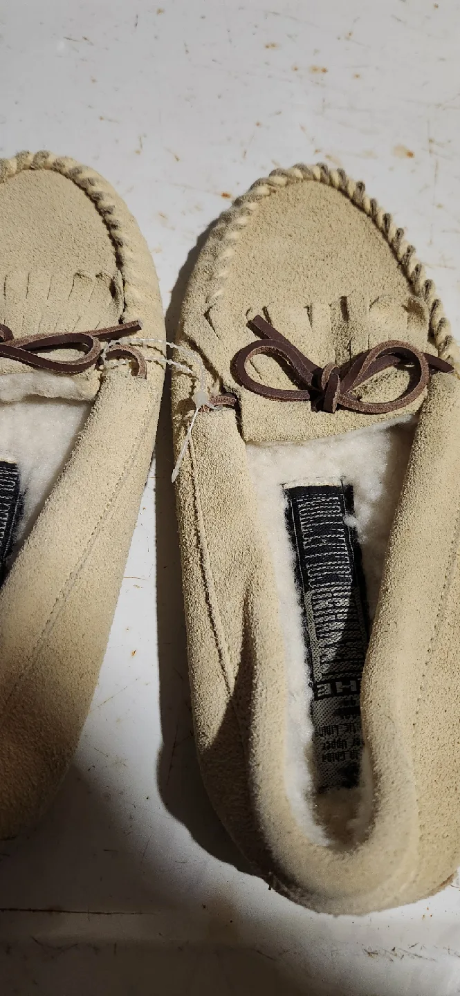 Leather Collection Moccasin Slippers 6 thumbnail