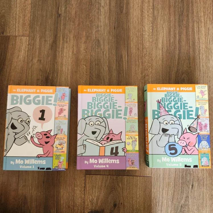 Elephant & Piggie Biggie! by Mo Willems, Volumes 1, 4, 5 image indicator(2)