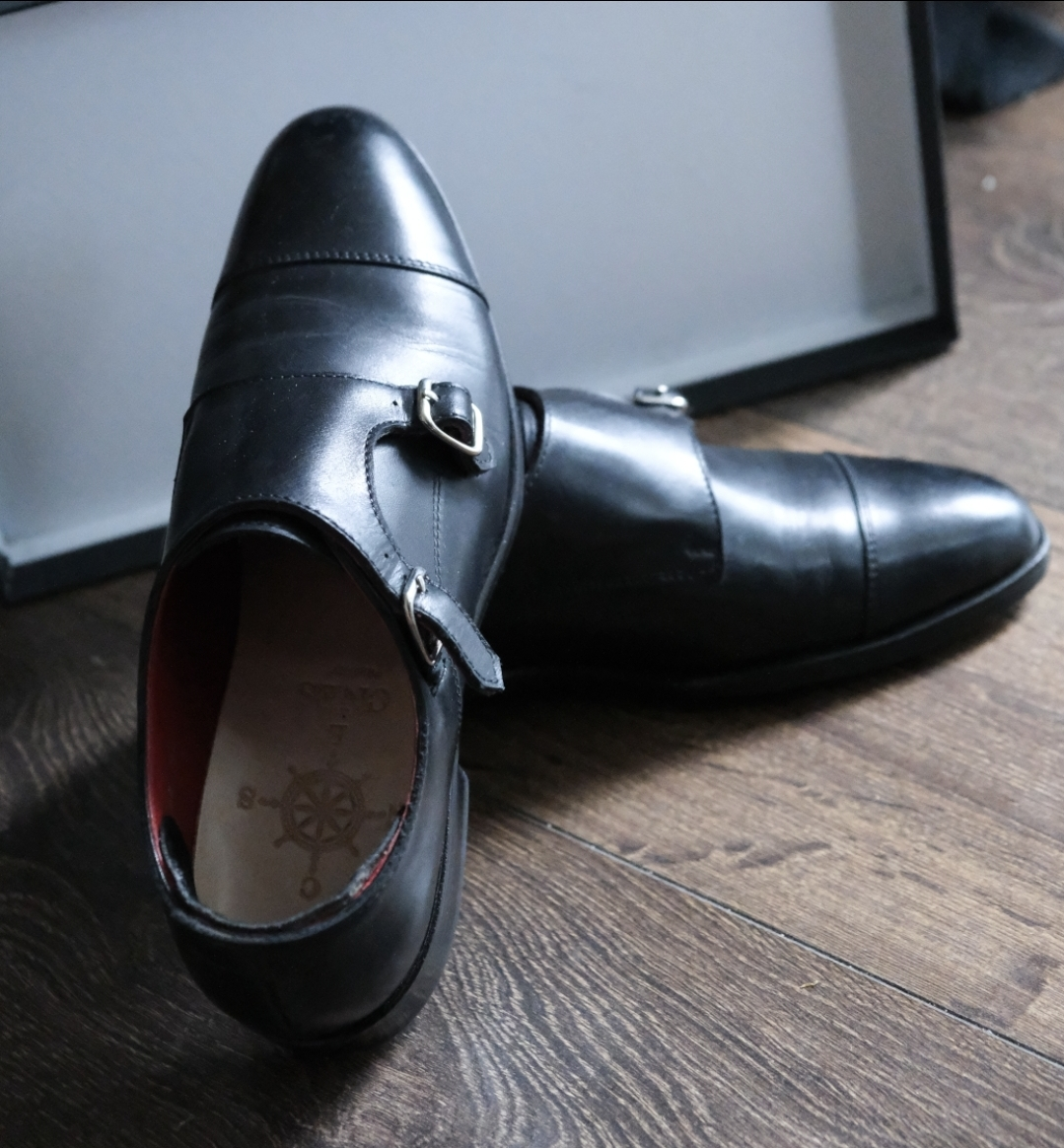Leather Monk Strap Dress Shoes