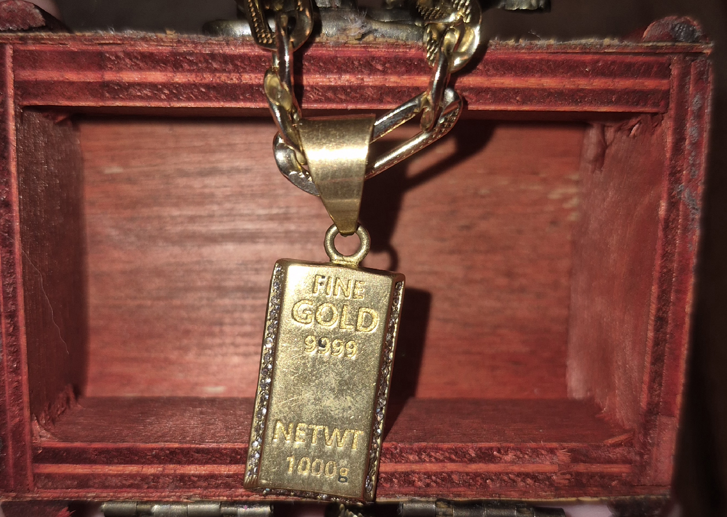Artificial Gold 9999 Pendant Necklace