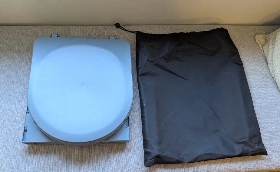 Brand New Portable Travel Toilet with Carry Bag image indicator(7)