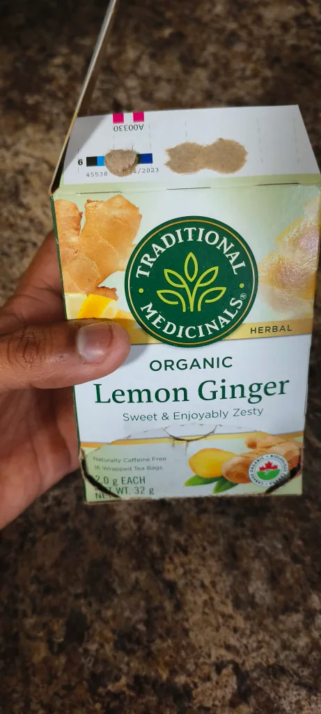 Organic Lemon Ginger Tea Free Cycle