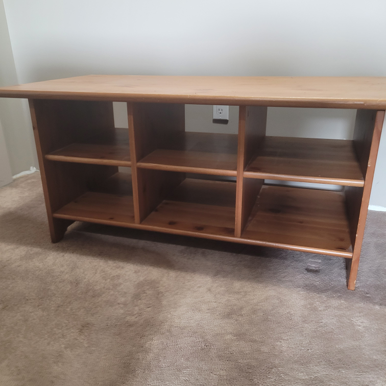 Wooden Ikea coffee table