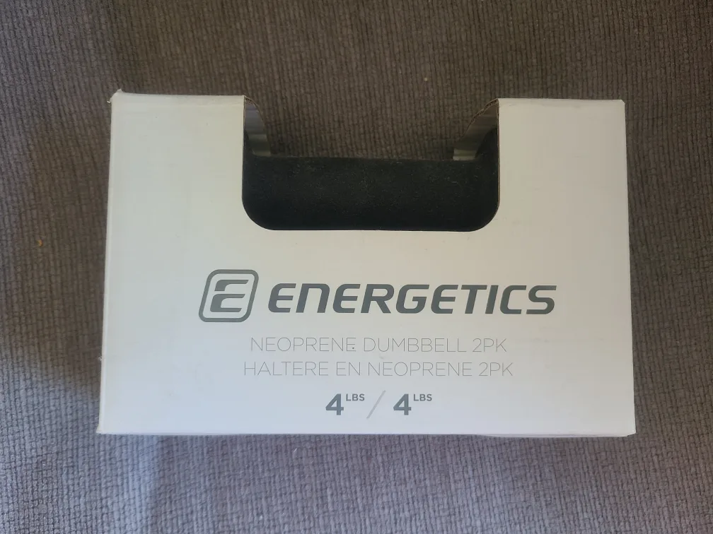 ENERGETICS Neoprene Dumbbell 2PK 4lbs - New thumbnail