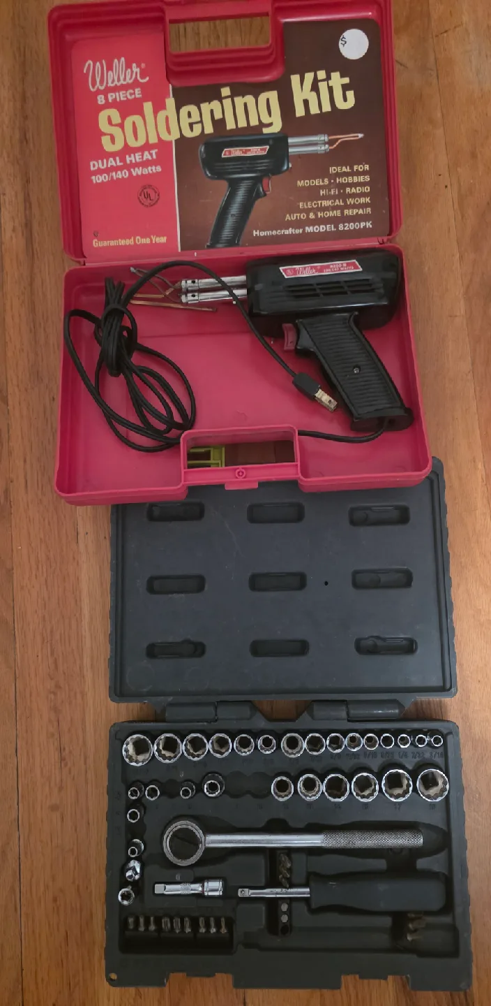 Weller Soldering Kit & Homecrafter Socket Set thumbnail