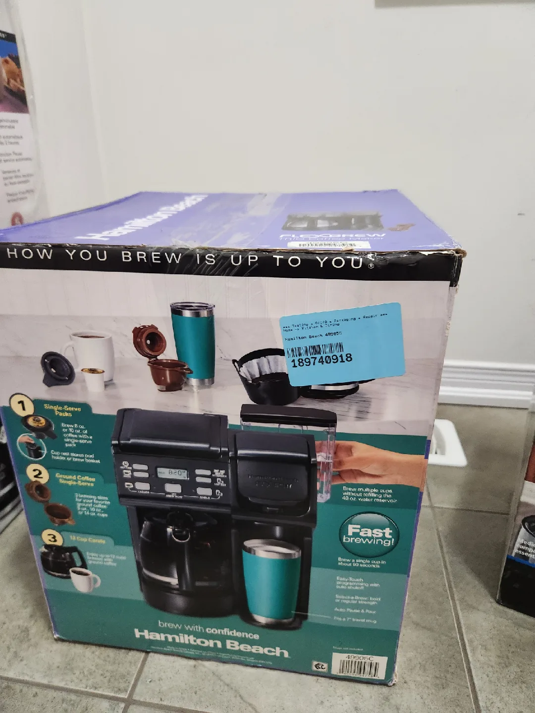 Hamilton Beach Coffee Maker with Single Serve Option image indicator(2)