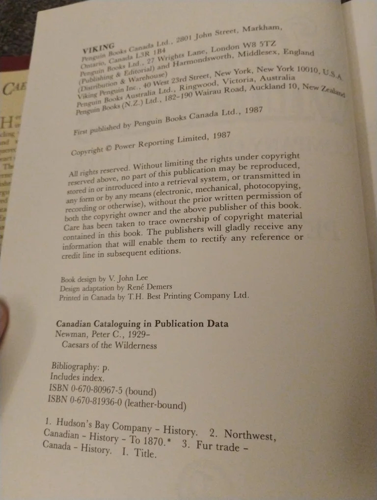 Caesars of the Wilderness by Peter C. Newman image indicator(4)