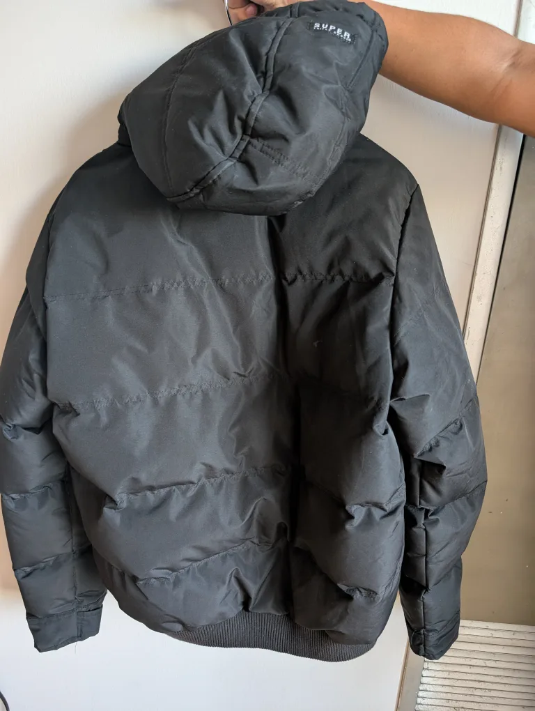 Super Goose Black Puffer Jacket image indicator(3)