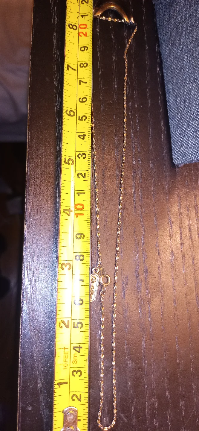 Vintage Piscitelli Gold Tone Necklace with charm image indicator(5)