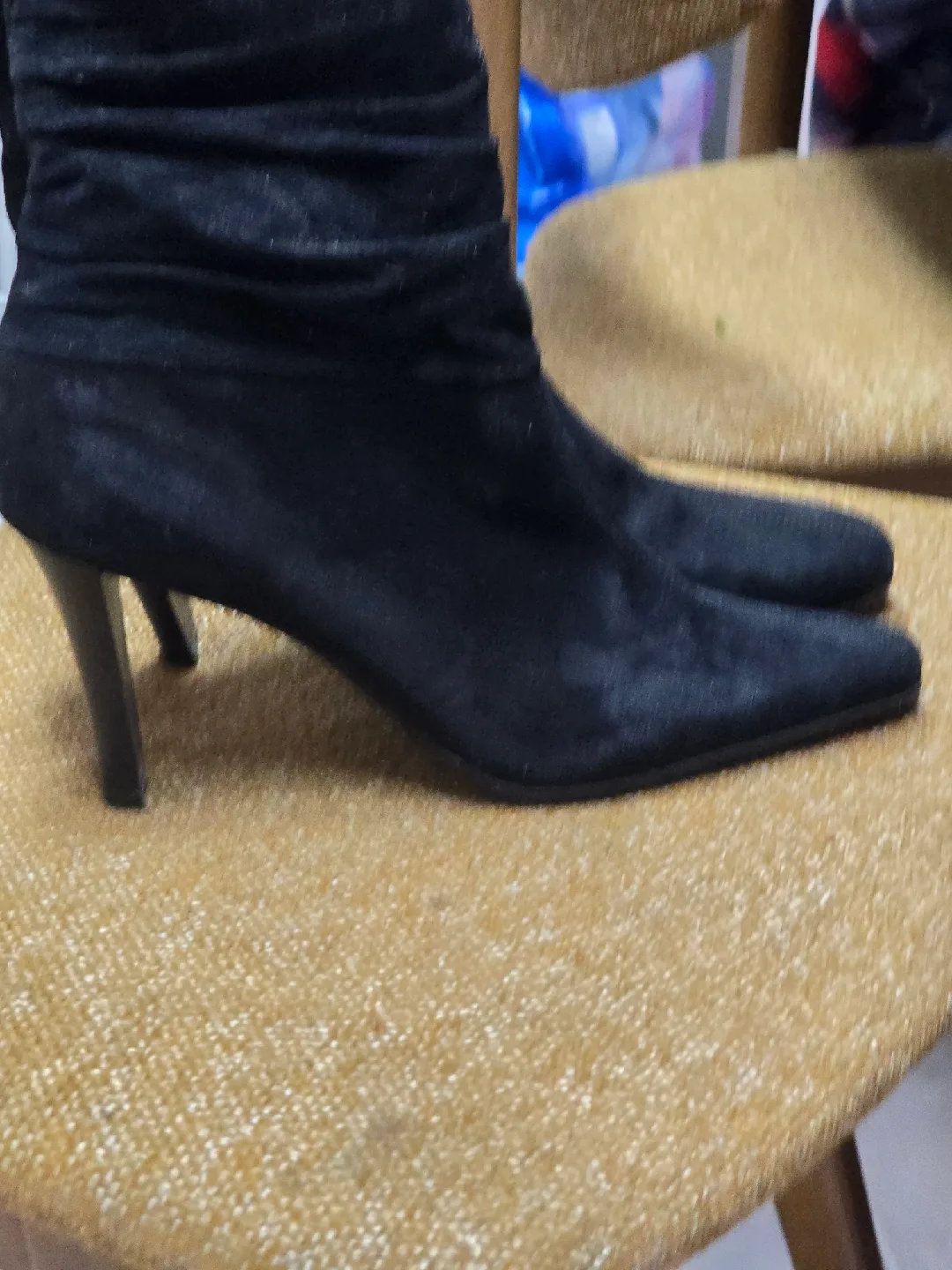 Aldo Black Suede Ankle Boots - Size 8 image indicator(2)
