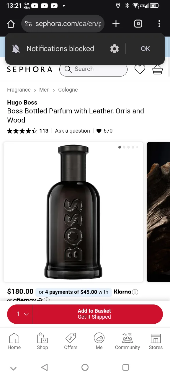 Hugo Boss Bottled Parfum 100ml thumbnail