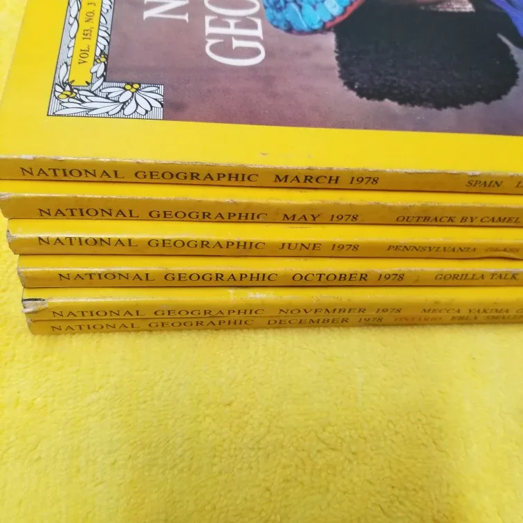 National Geographic Magazines - 1978 Issues thumbnail