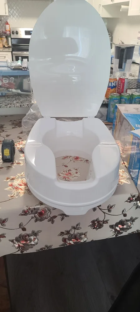 AquaSense Raised Toilet Seat with Lid - New image indicator(3)