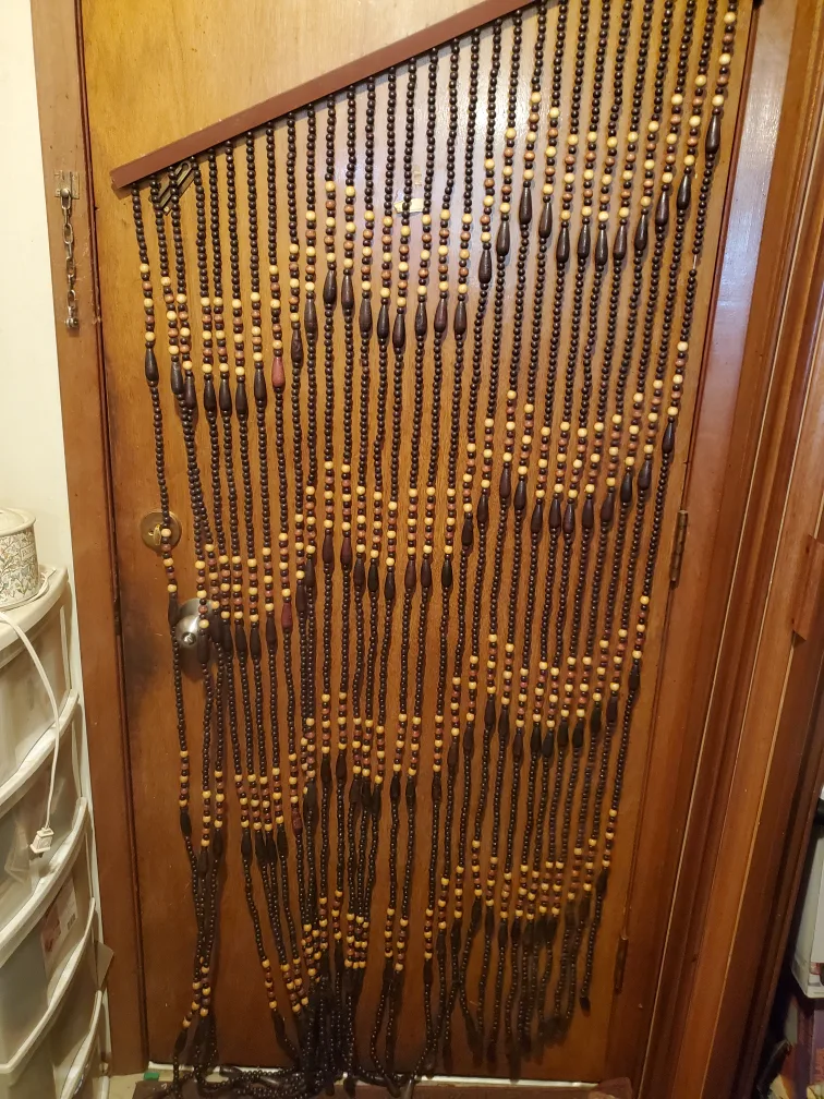 Beaded Door Curtain - Boho Style