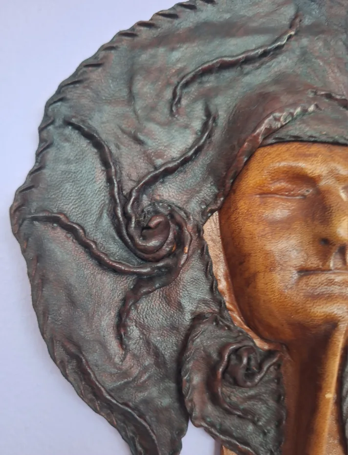 Leather Face Wall Art image indicator(2)