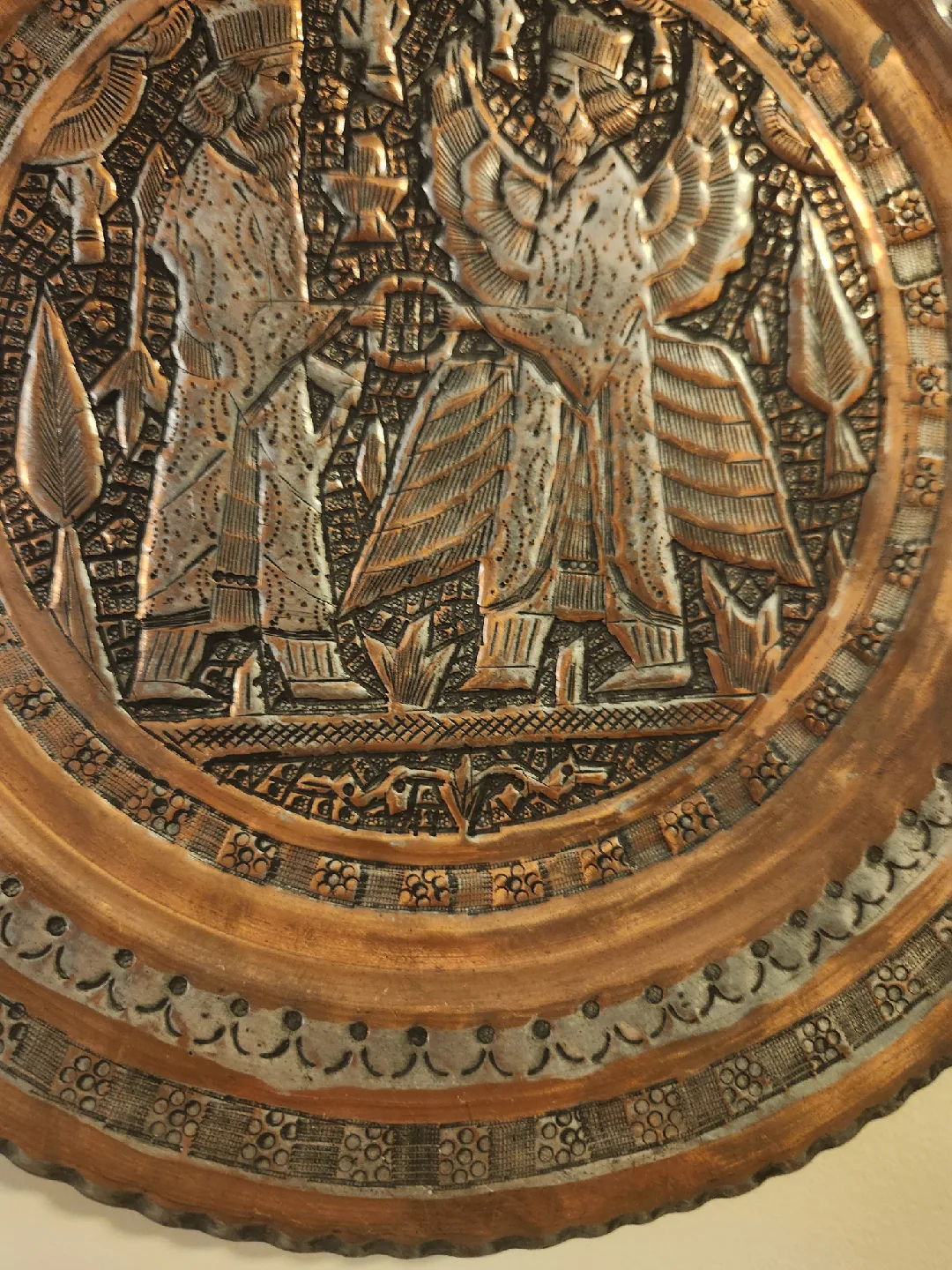 Vintage Copper Wall Plate image indicator(3)