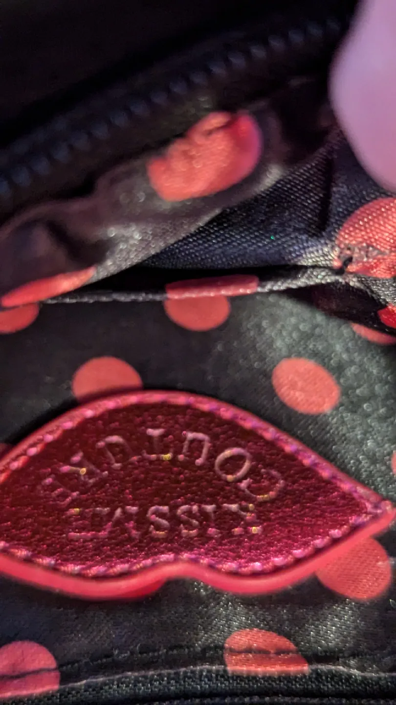 Kiss & Tell Black Fringe Crossbody Bag image indicator(2)