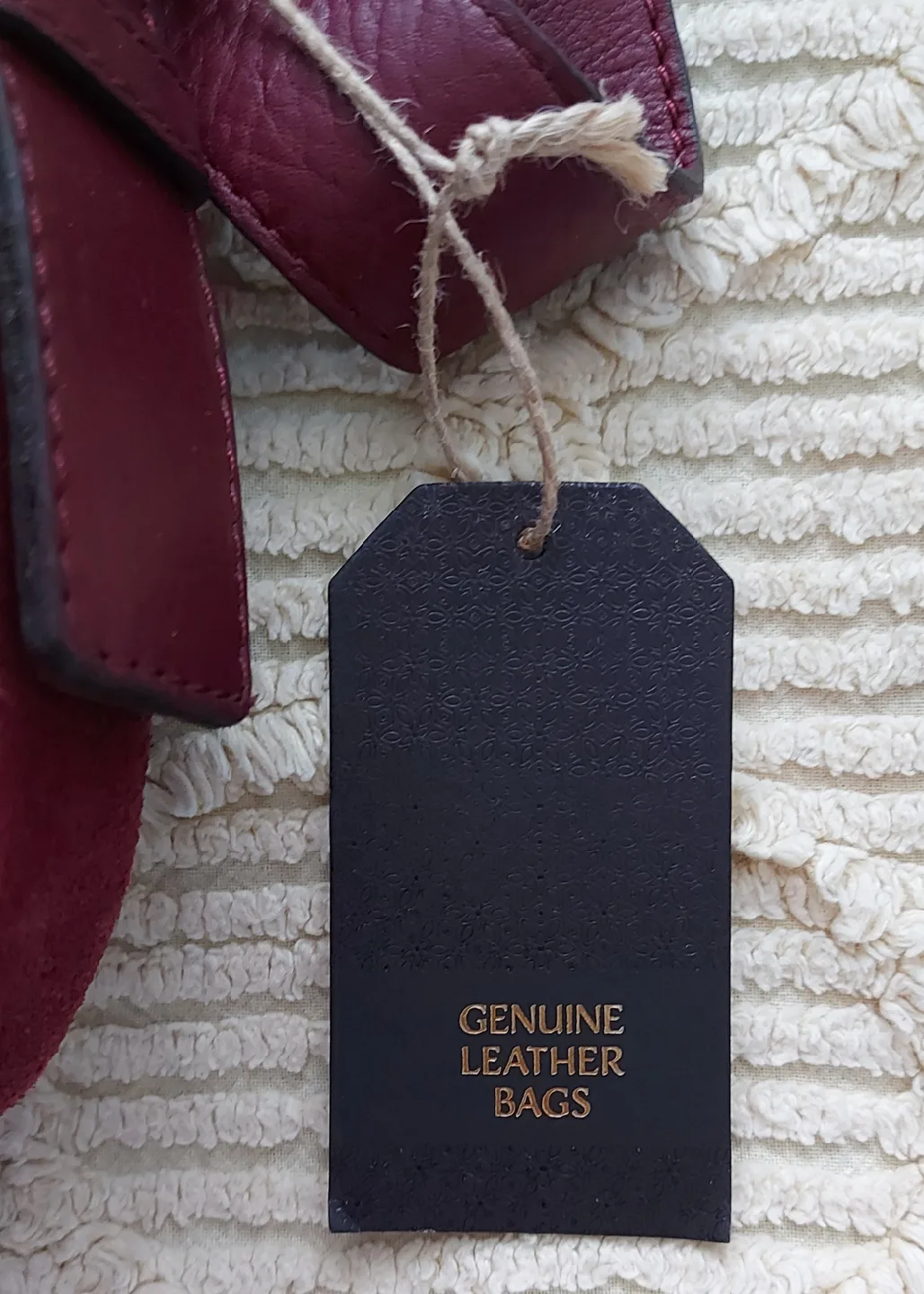 🆕Burgundy Leather Crossbody Bag image indicator(6)