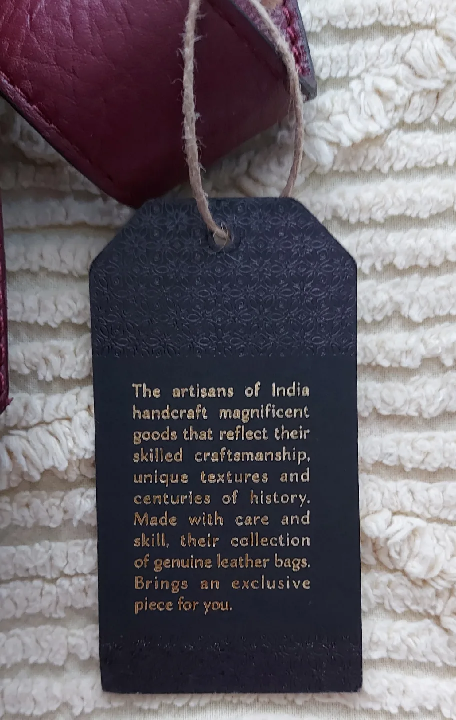 🆕Burgundy Leather Crossbody Bag image indicator(7)