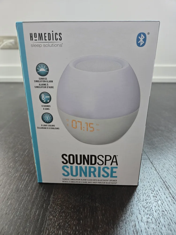 Homedics SoundSpa Sunrise Simulation Alarm Clock - New in Box