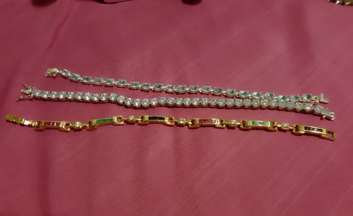 3 Original 92.5 Silver Bracelets image indicator(2)