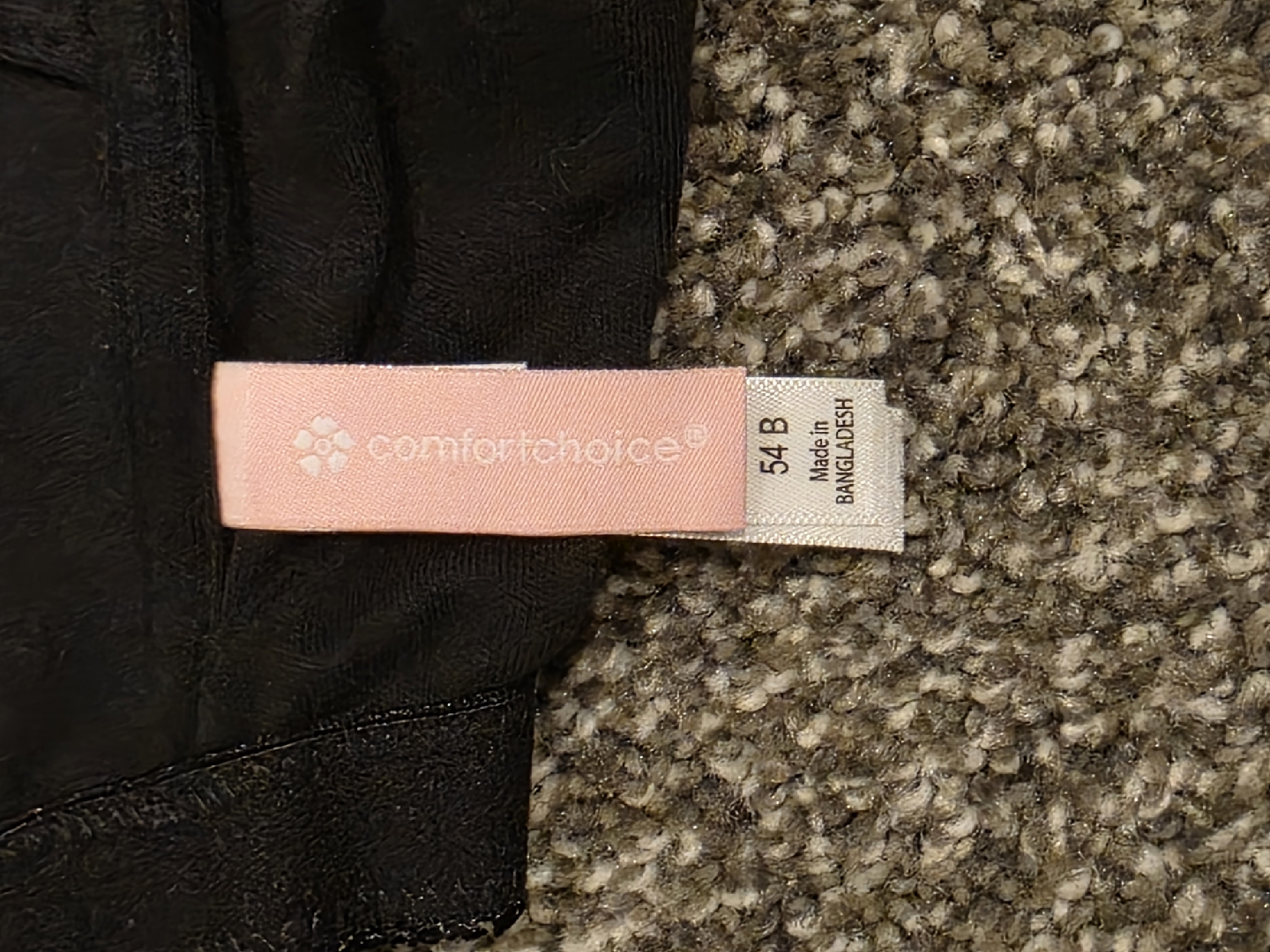 Comfort Choice Black Bra Size 54 B - photo 3