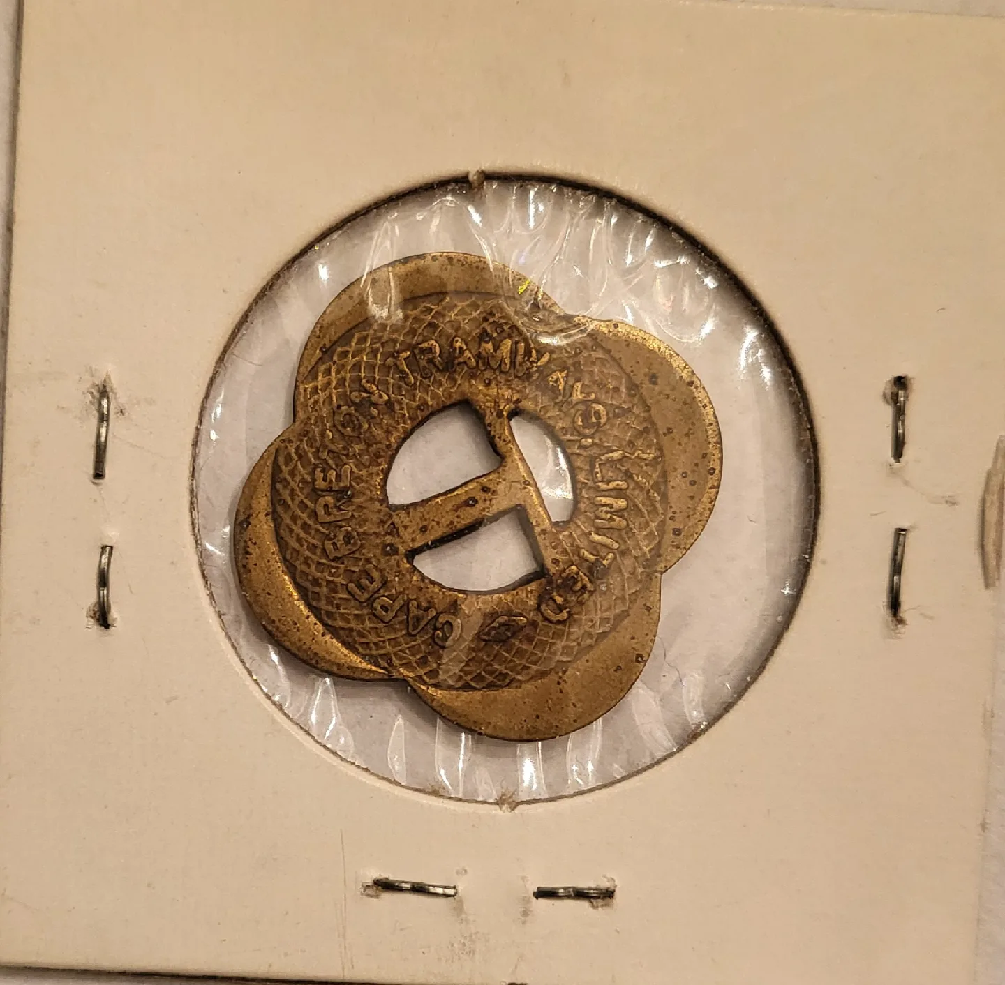 Vintage Cape Breton Tramways Token image indicator(3)