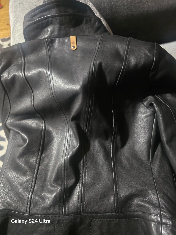Mackage Black Leather Jacket Size xxs image indicator(2)