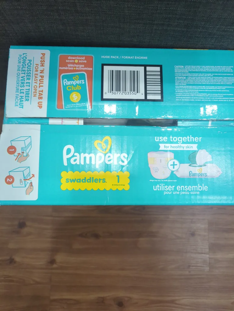 Pampers Swaddlers Size 1 (160 Diapers) image indicator(2)