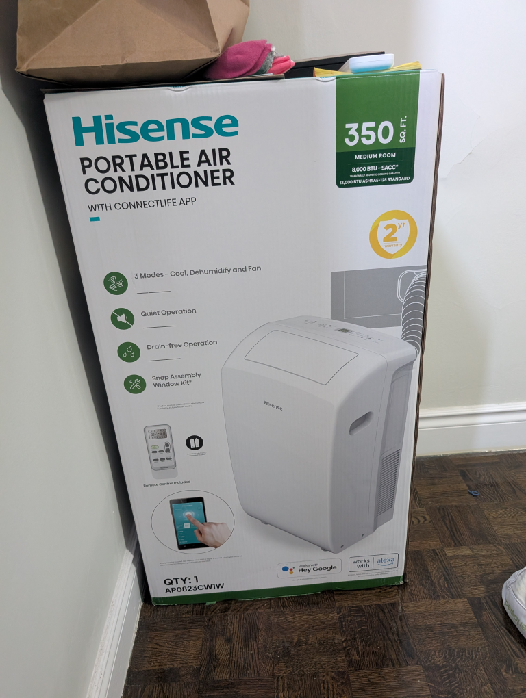 Hisense Portable Air Conditioner AP0823CW1W