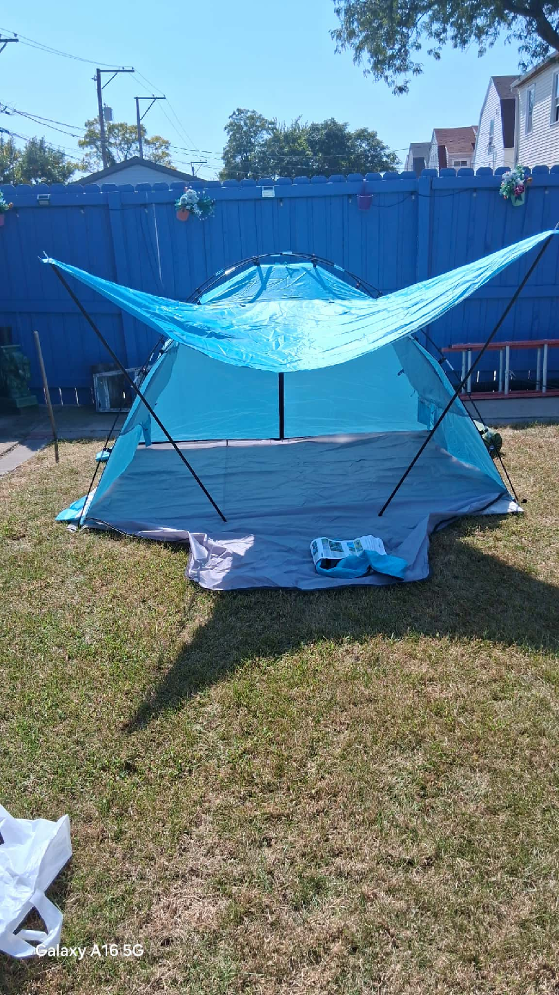 ELEGEAR Beach Tent Sun Shelter - Blue
