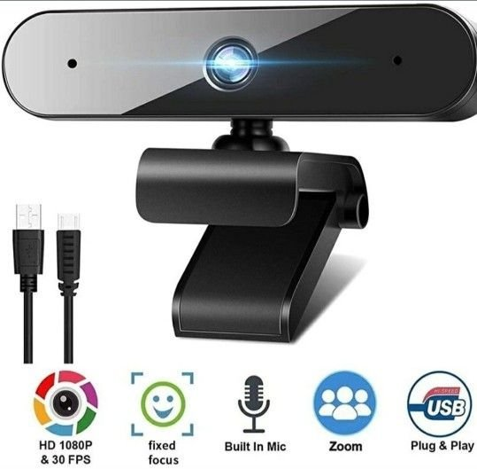 Walfront 1080P Webcam for PC Laptop