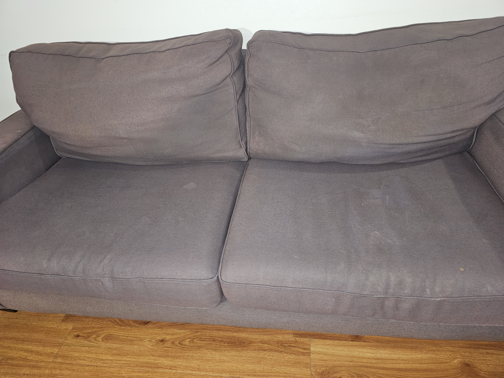 Grey Loveseat Sofa - photo 4