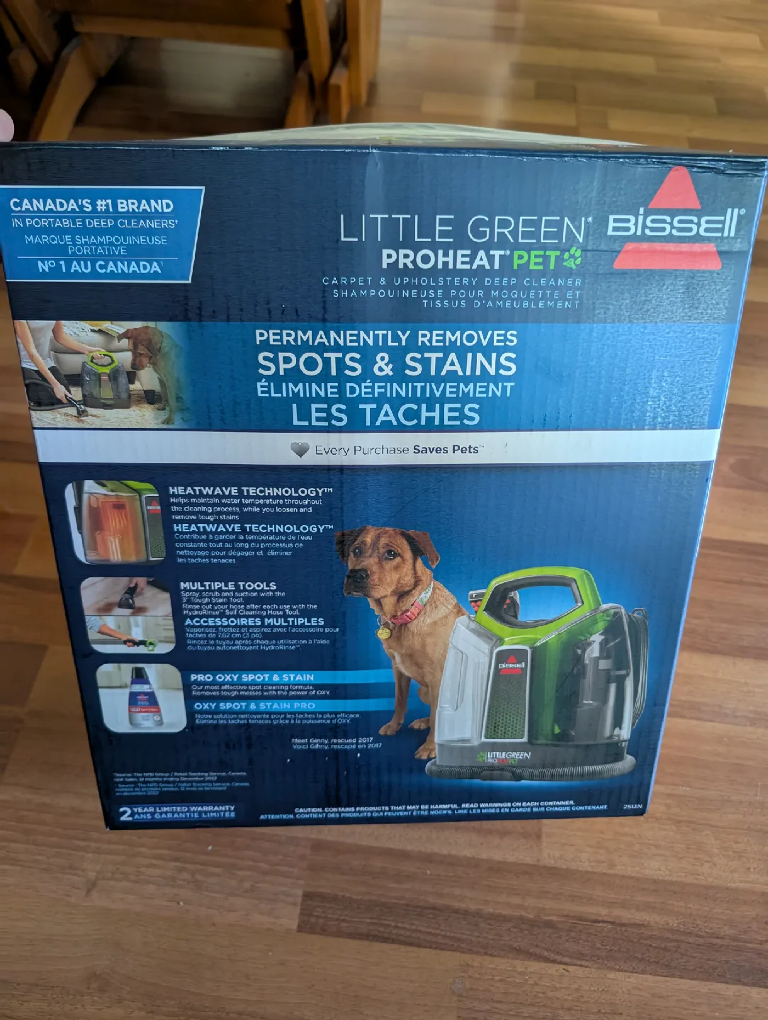 Bissell Little Green ProHeat Pet Carpet Cleaner thumbnail