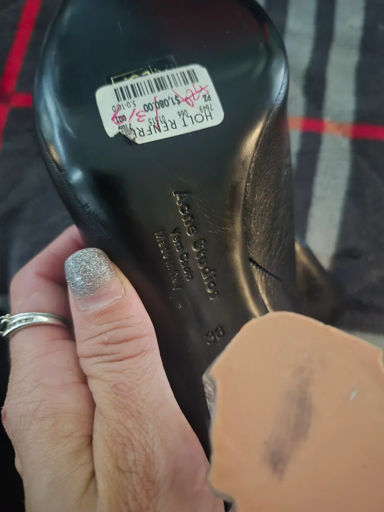 Acne Studios Vera Clear Heel Booties - Size 6 image indicator(3)