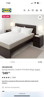 Ikea Malm Queen Bed Frame, Mattress, and under bed storage - photo 4