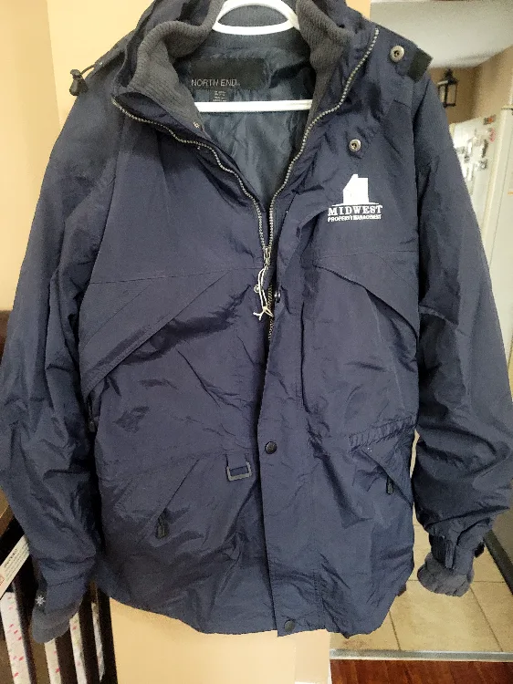 North End Men's Parka - Navy Blue thumbnail
