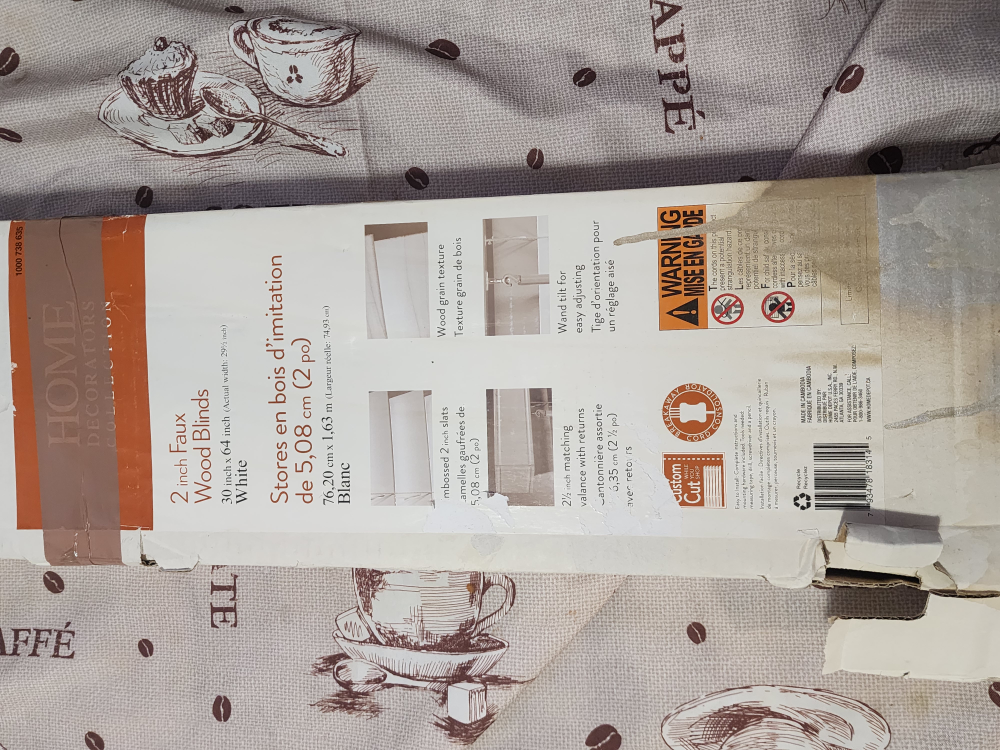 Home Decorators Collection White Faux Wood Blinds 30x64 - photo 2