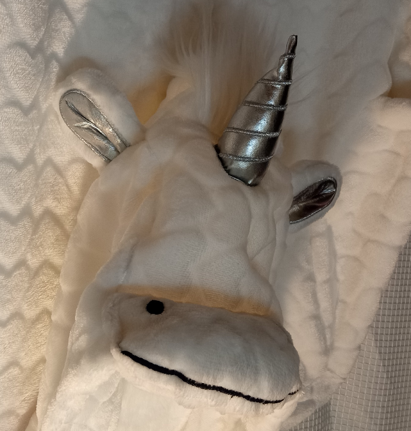 Unicorn Onesie White Adult XL - photo 2