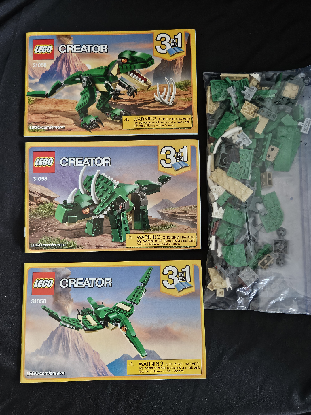 LEGO Creator 3in1 Dinosaur Set 31058