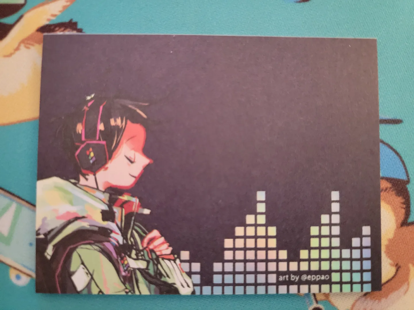 🥕 Cute Small Notes with bunnies theme and a music theme image indicator(3)