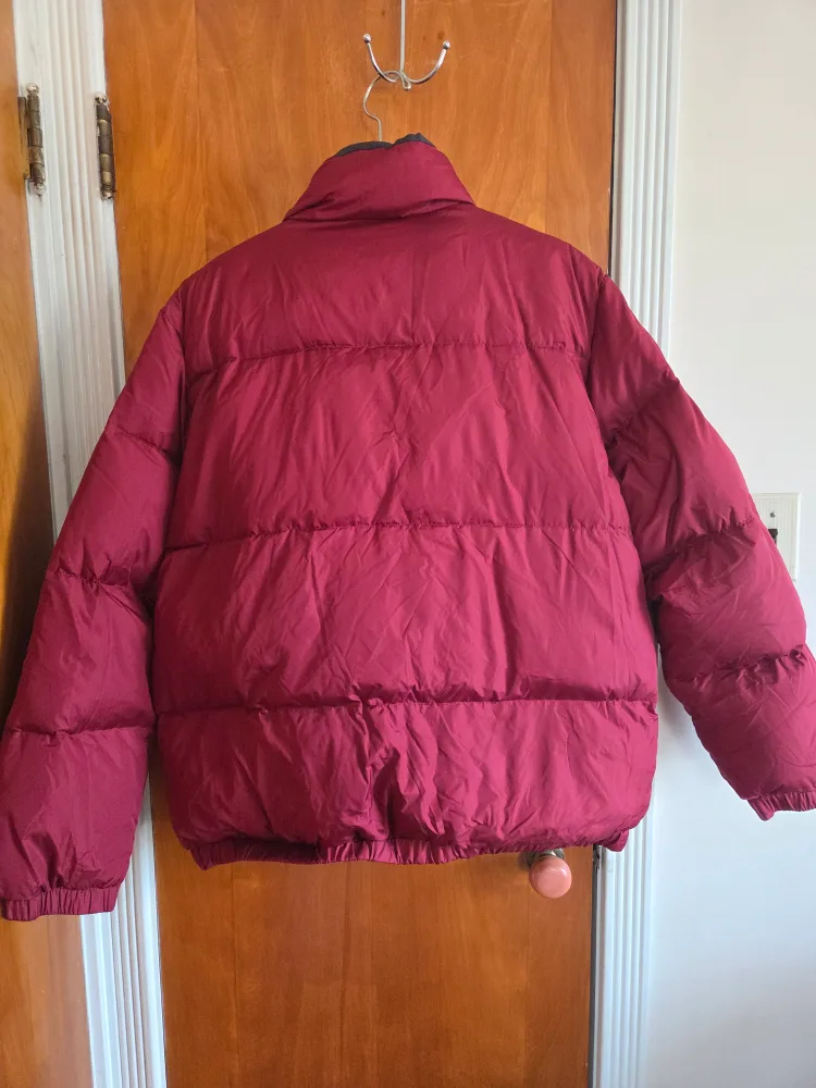Chaps Maroon Puffer Jacket - Size 2X image indicator(3)