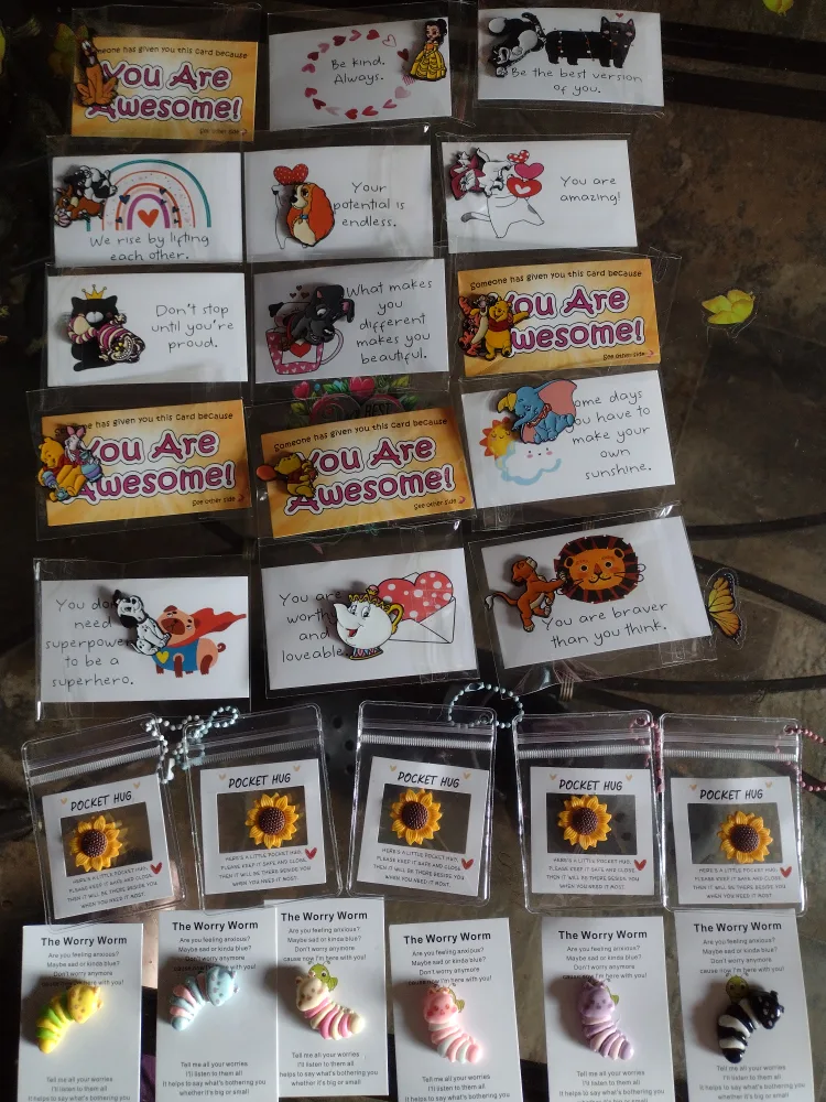 Bulk Handmade Pocket Hugs and keychains image indicator(8)