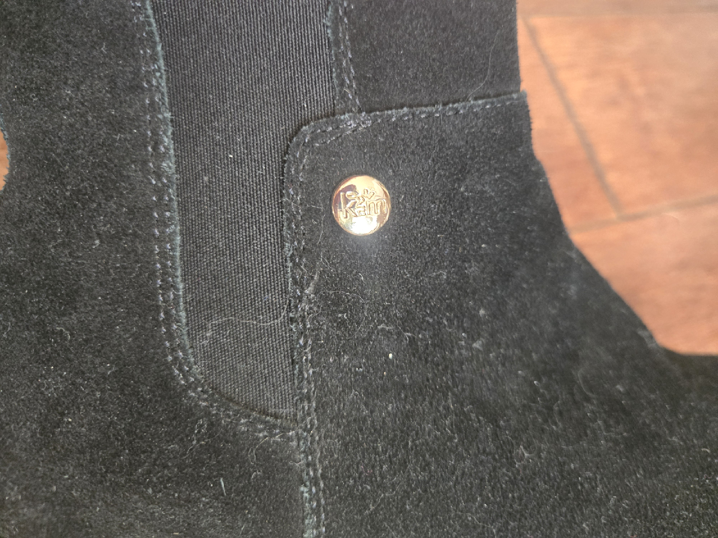 K&M Black Suede Ankle Boots - Size 7.5M - photo 5