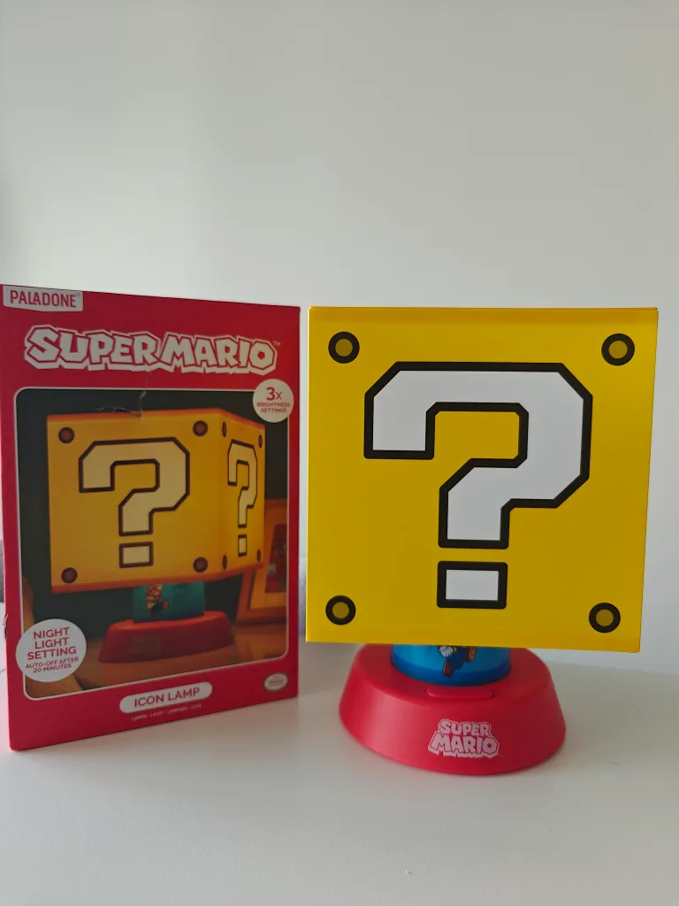 Super Mario Question Block Icon Lamp thumbnail